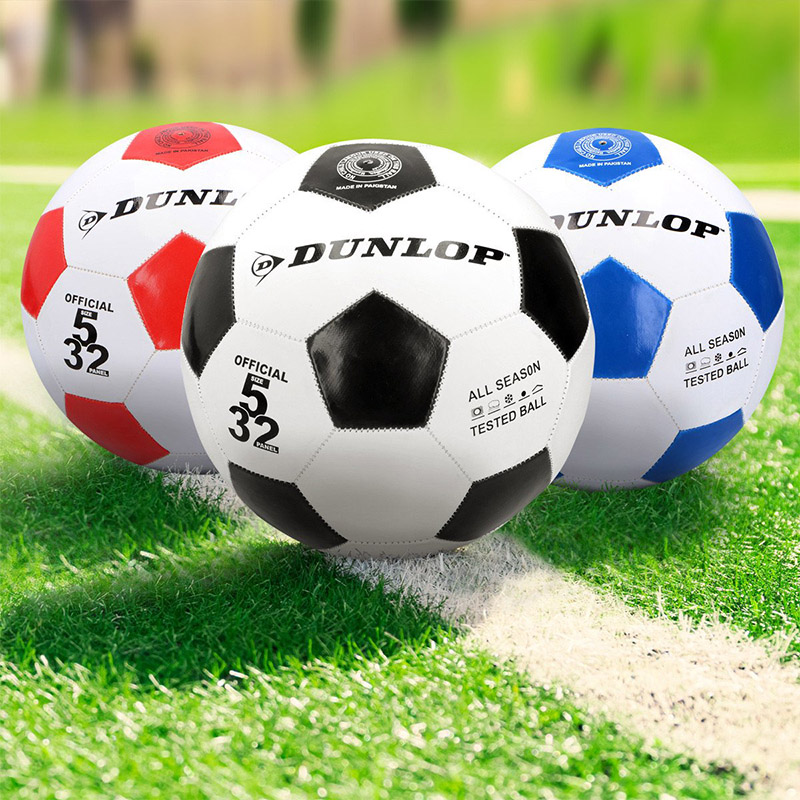 Dunlop - Piłka do piłki nożnej r. 5 (Czerwony)