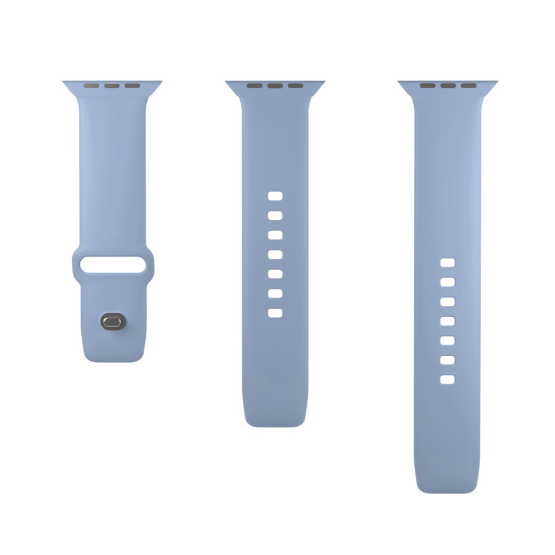PURO ICON - Elastyczny pasek do Apple Watch 42/44/45/49 mm (S/M & M/L) (Powder Blue)