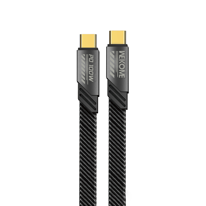 WEKOME WDC-192 Mecha Series - Kabel połączeniowy USB-C do USB-C 100W Fast Charging 1.2 m (Tarnish)