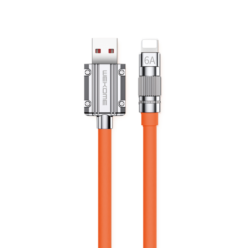 WEKOME WDC-186 Wingle Series - Kabel połączeniowy USB-A do Lightning Fast Charging 1 m (Pomarańczowy)