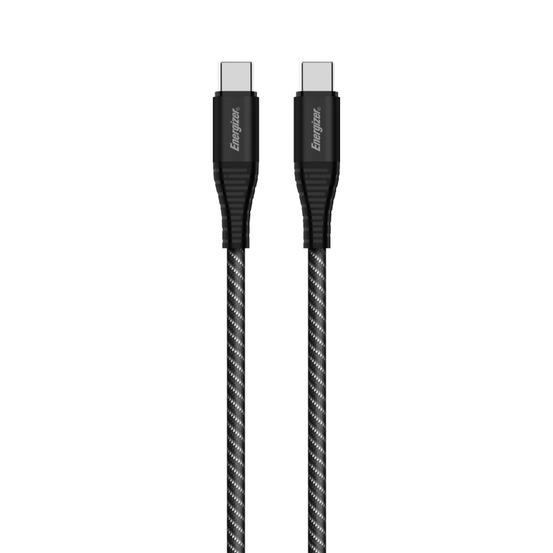Energizer Ultimate - Kabel połączeniowy USB-C do USB-C 100W 2m (Czarny)