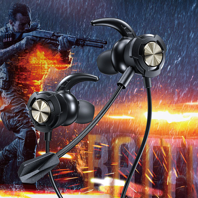 WEKOME YB01 Game Series - Słuchawki przewodowe dla graczy HiFi jack 3,5 mm (Czarny)