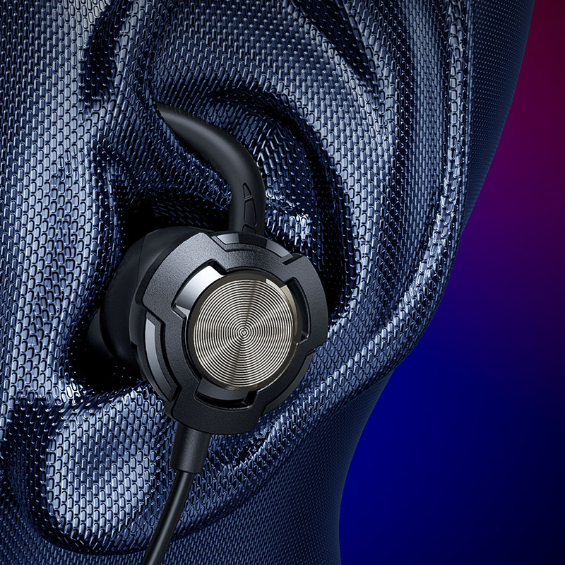 WEKOME YB01 Game Series - Słuchawki przewodowe dla graczy HiFi jack 3,5 mm (Czarny)