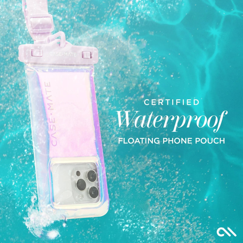 Case-Mate Waterproof Floating Pouch - Etui wodoodporne do smartfonów do 6.7" (Soap Bubble)