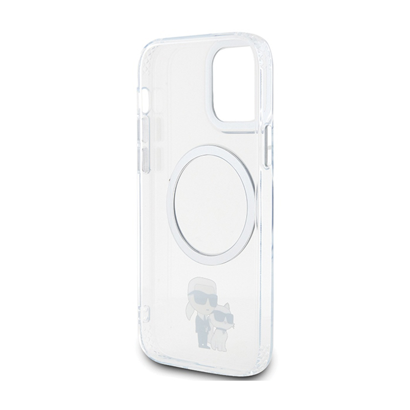 Karl Lagerfeld NFT Karl & Choupette MagSafe - Etui iPhone 12 / iPhone 12 Pro (Przezroczysty)