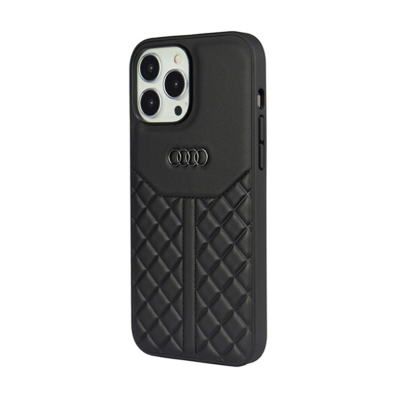 Audi Genuine Leather - Etui iPhone 13 Pro Max (Czarny)