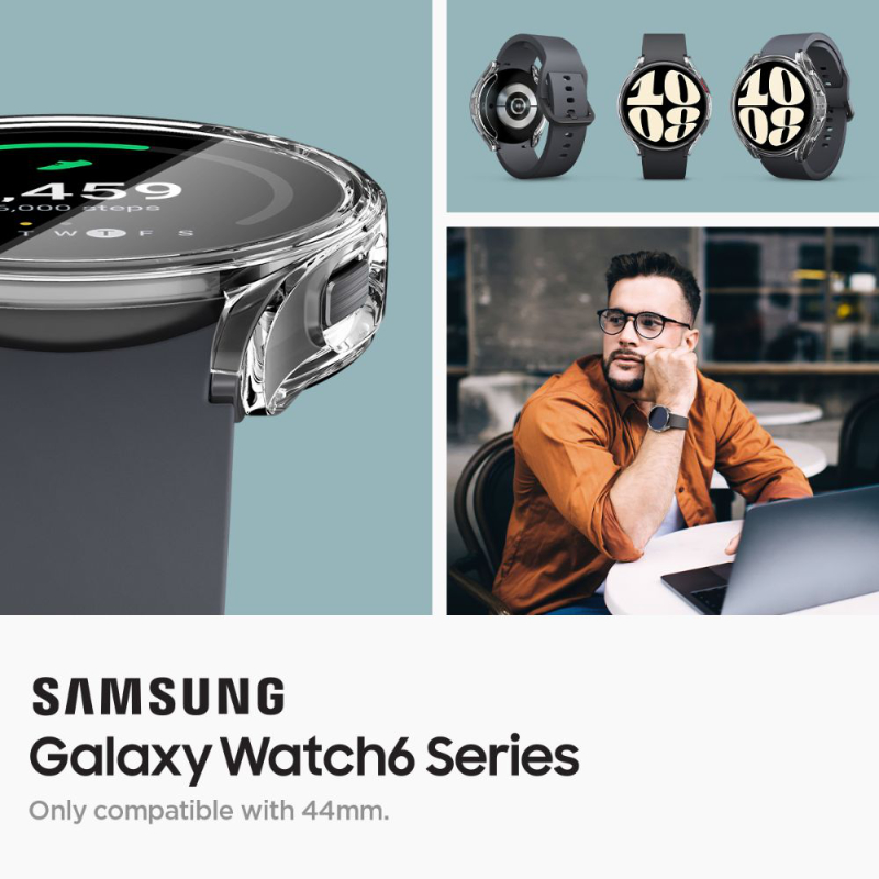 Spigen Ultra Hybrid - Obudowa do Samsung Galaxy Watch 6 44 mm (Przezroczysty)