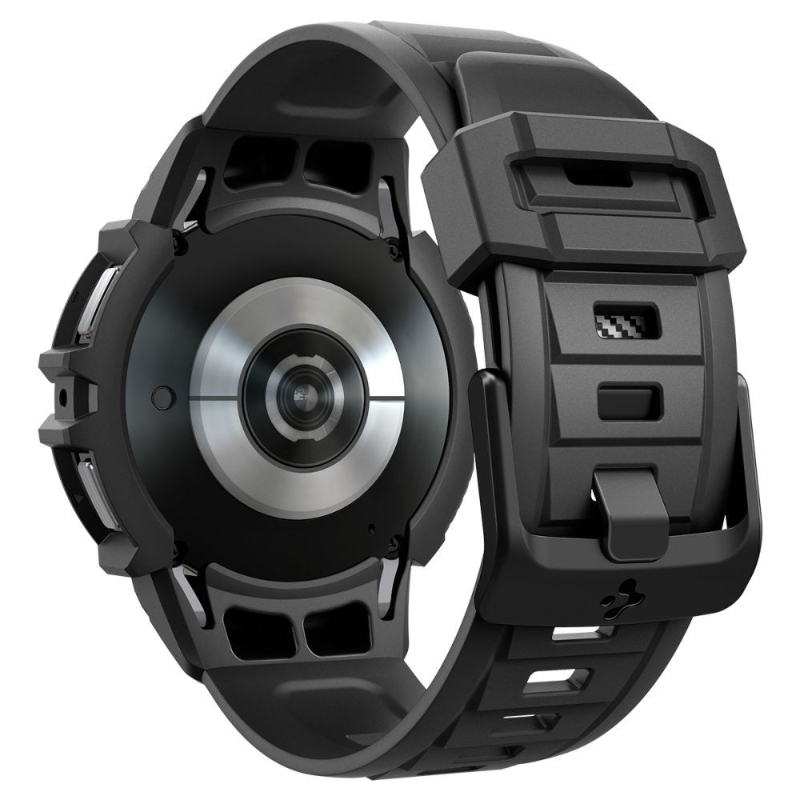 Spigen Rugged Armor Pro - Pasek + etui do Samsung Galaxy Watch 6 44 mm (Czarny)
