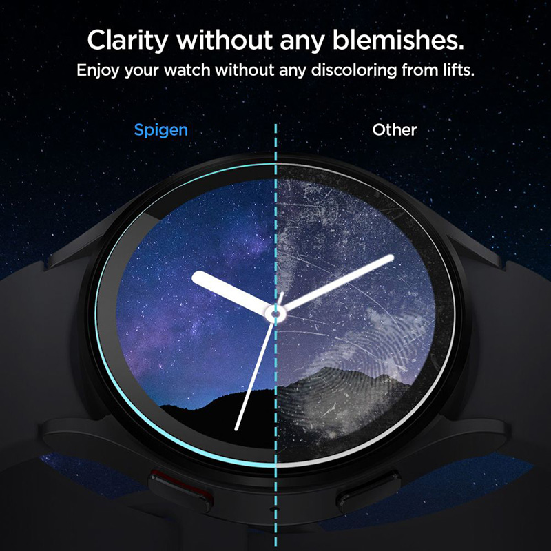 Spigen GLAS.TR EZ FIT 2-Pack - Szkło hartowane do Samsung Galaxy Watch 6 44 mm (2 szt)