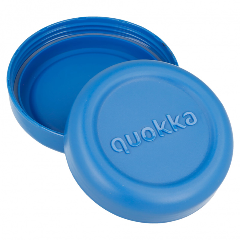 Quokka Bubble Food Jar - Pojemnik plastikowy na żywność / lunchbox 770 ml (Blue Peonies)