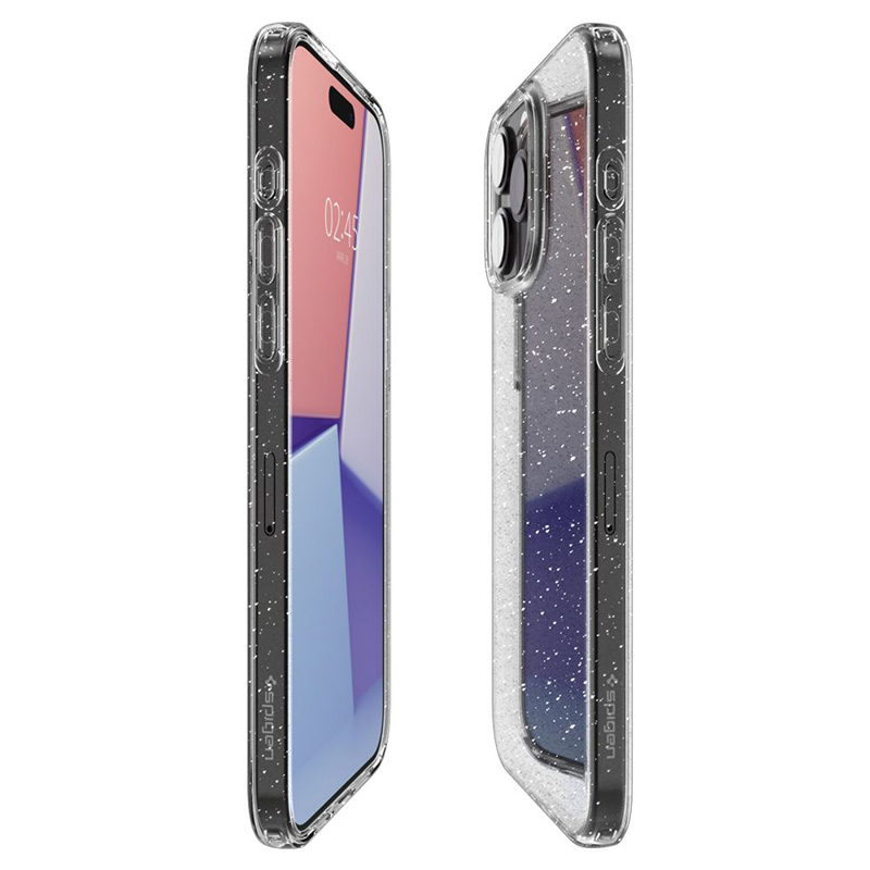 Spigen Liquid Crystal Glitter - Etui do iPhone 15 Pro Max (Przezroczysty)