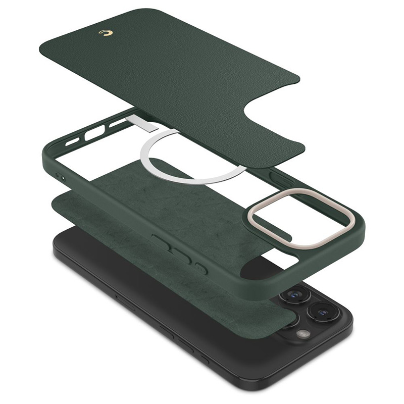 Spigen Cyrill Kajuk Mag MagSafe - Etui do iPhone 15 Pro (Forest Green)