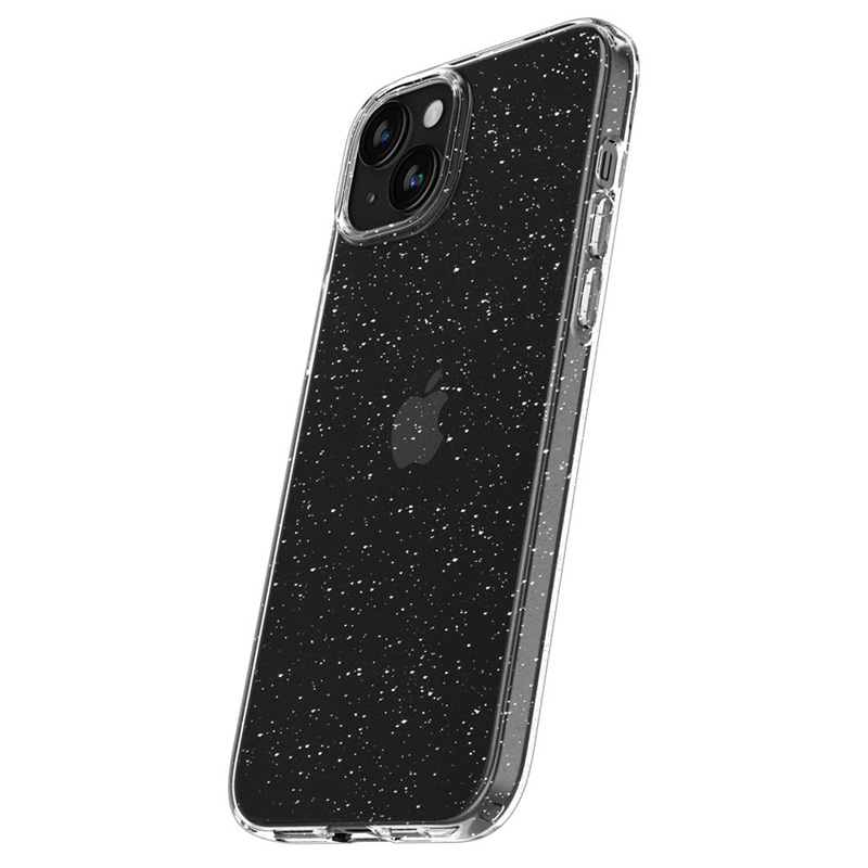 Spigen Liquid Crystal Glitter - Etui do iPhone 15 Plus (Przezroczysty)