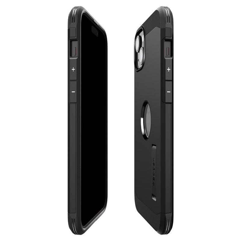 Spigen Tough Armor Mag MagSafe - Etui do iPhone 15 Plus (Czarny)