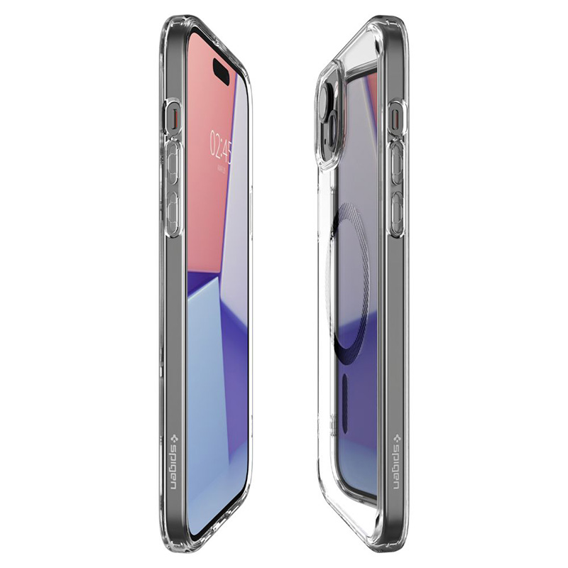 Spigen Ultra Hybrid Mag MagSafe - Etui do iPhone 15 (Carbon Fiber)