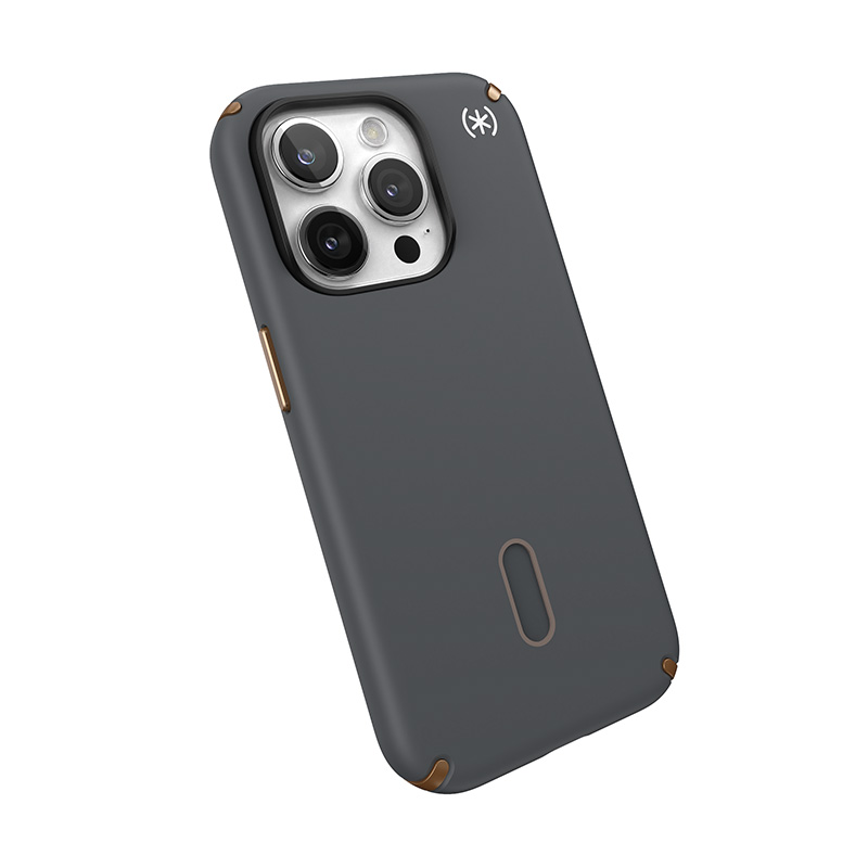 Speck Presidio2 Pro ClickLock & MagSafe - Etui iPhone 15 Pro (Charcoal Grey / Cool Bronze)