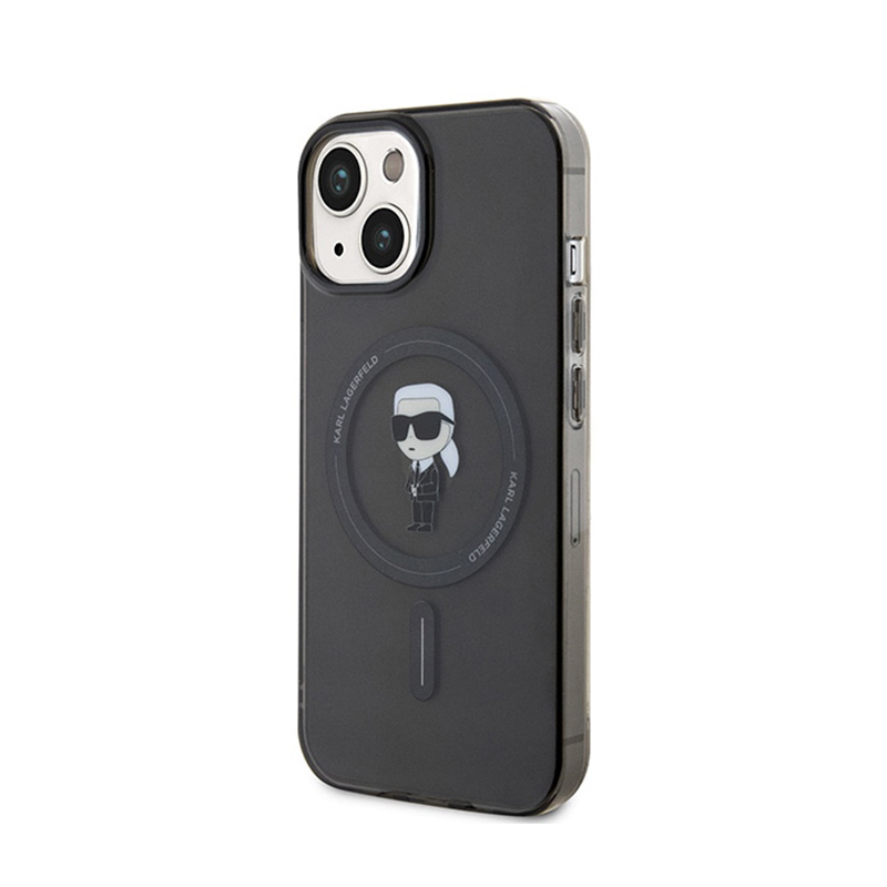 Karl Lagerfeld IML Ikonik MagSafe - Etui iPhone 15 (czarny)