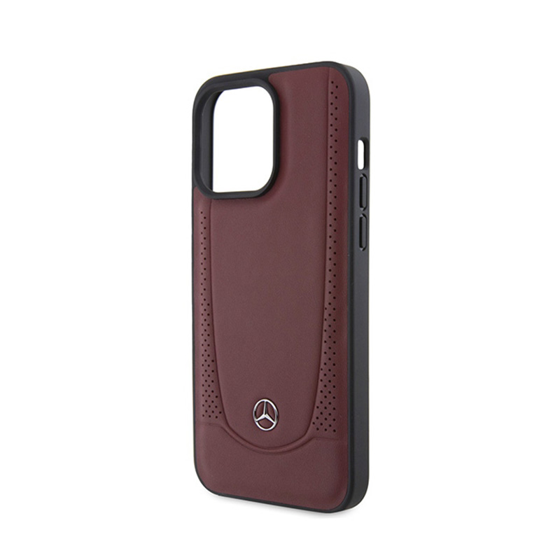 Mercedes Leather Urban Line - Etui iPhone 15 Pro Max (czerwony)