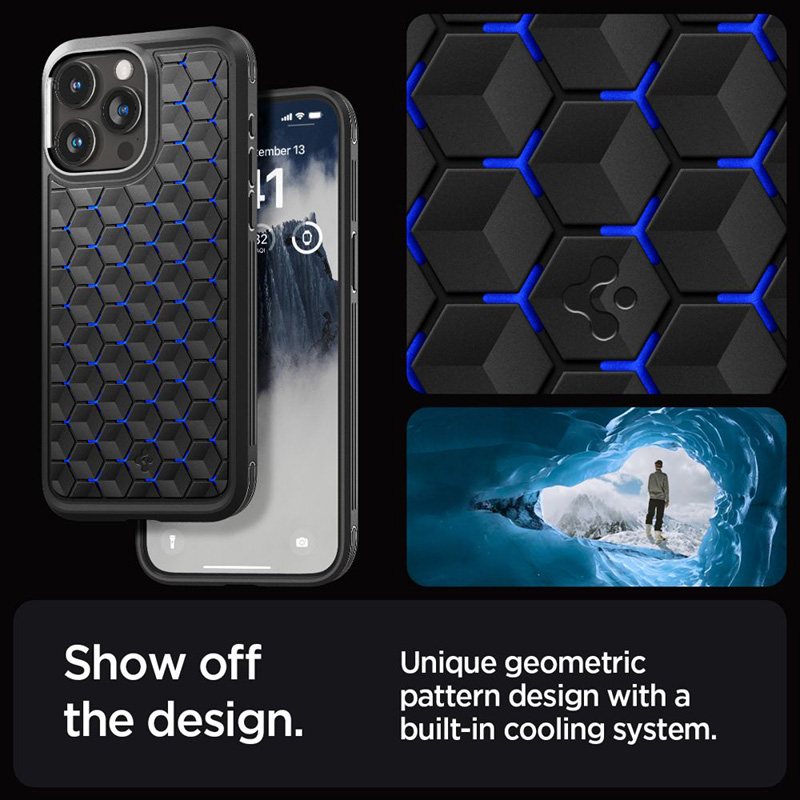 Spigen Cryo Armor - Etui do iPhone 15 Pro Max (Cryo Blue)