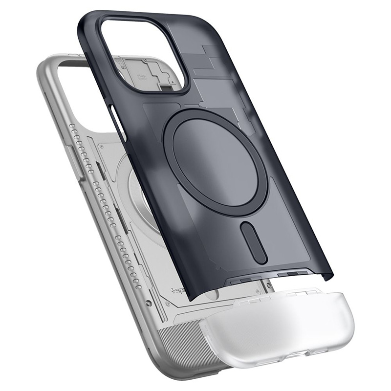 Spigen Classic C1 Mag MagSafe - Etui do iPhone 15 Pro (Graphite)