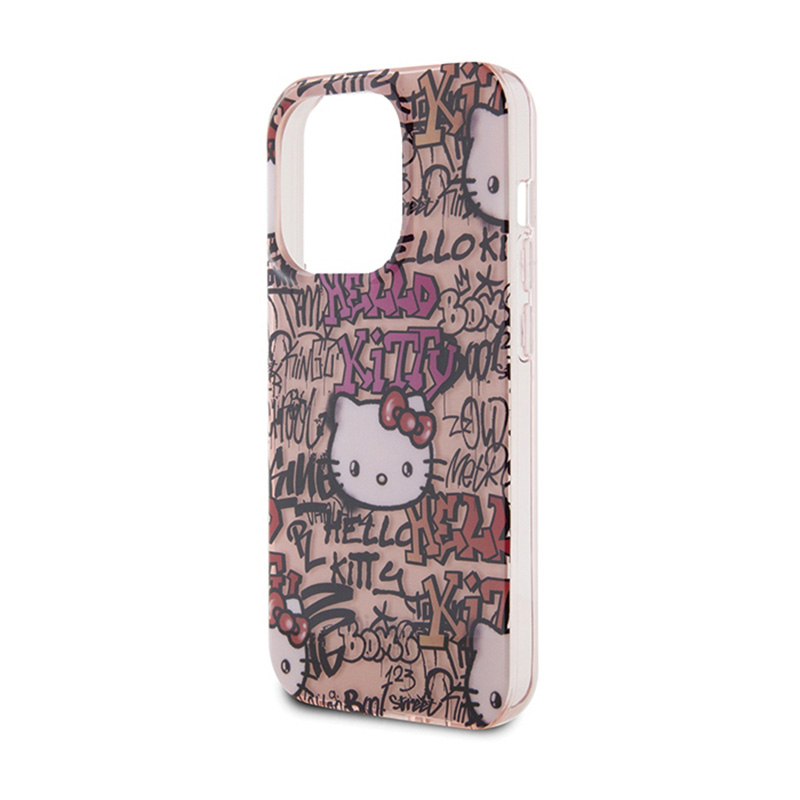 Hello Kitty IML Tags Graffiti - Etui iPhone 15 Pro Max (różowy)