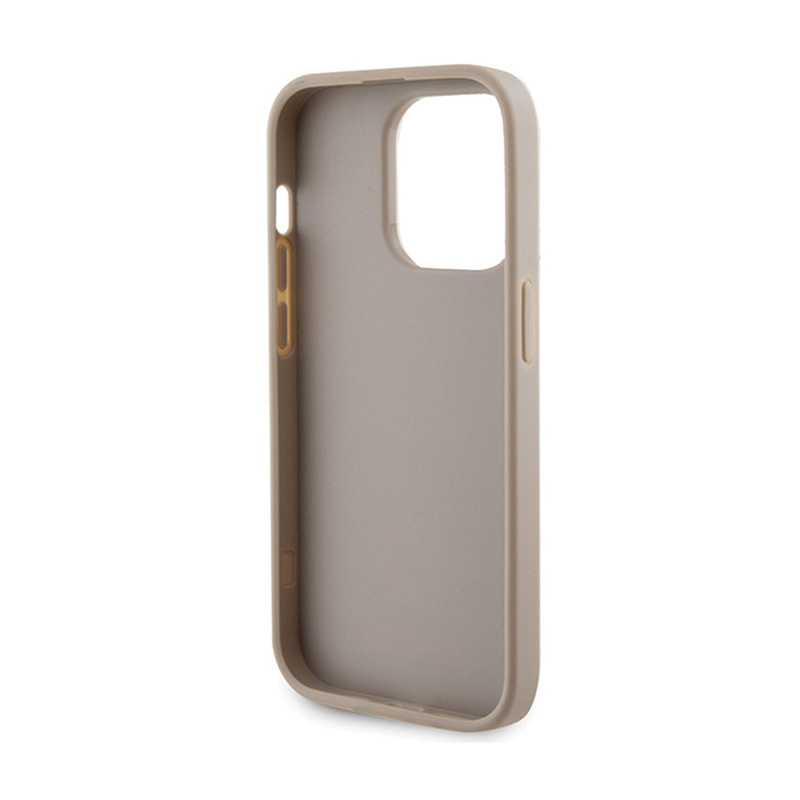 Guess 4G Strass Metal Logo - Etui iPhone 15 Pro Max (złoty)