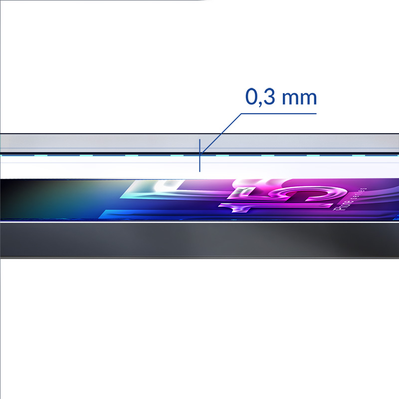 3mk HardGlass Max Lite - Szkło hartowane do iPhone 15 (Czarny)