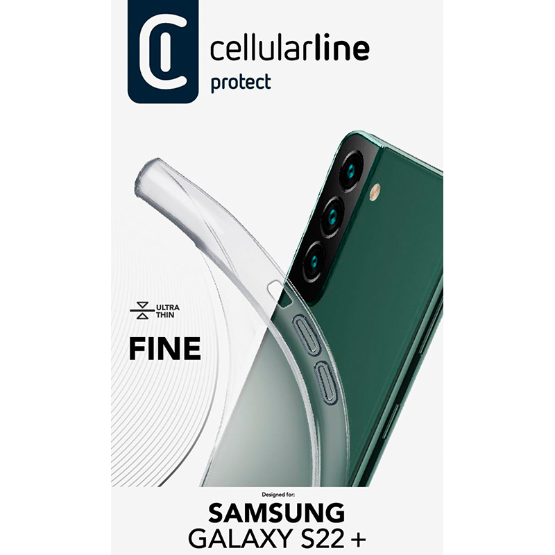 Cellularline Fine - Etui Samsung Galaxy S22+ (przezroczysty)