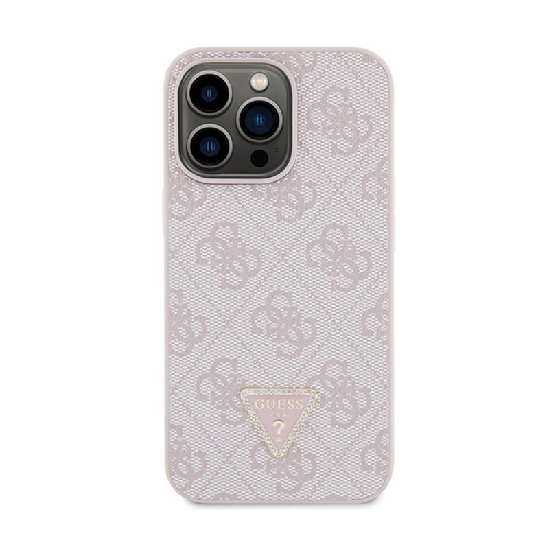 Guess Crossbody 4G Metal Logo - Etui iPhone 13 Pro Max (różowy)