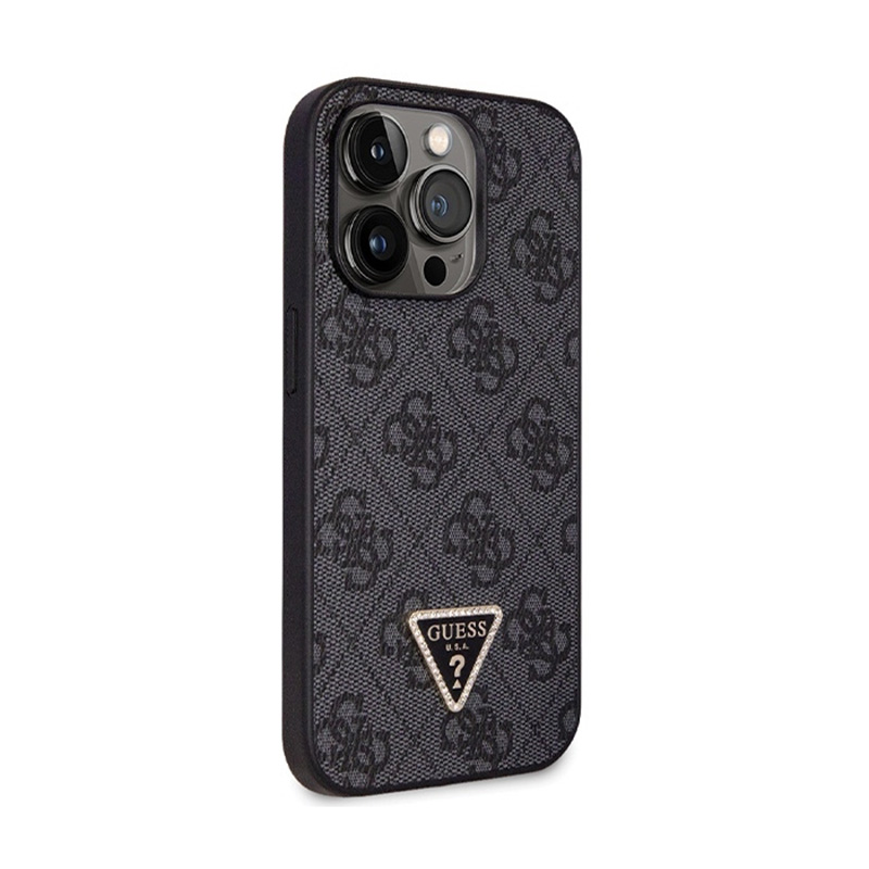 Guess Crossbody 4G Metal Logo - Etui iPhone 14 Pro (czarny)