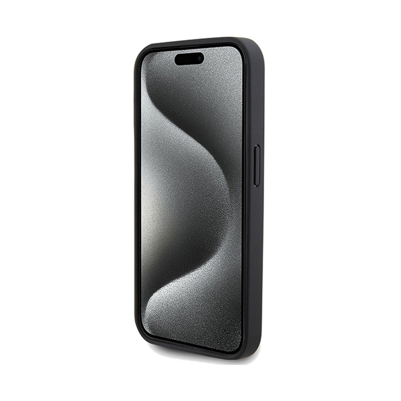 US Polo Assn Yoke Pattern - Etui iPhone 15 Pro (czarny)
