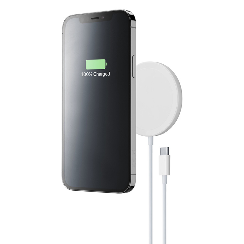 Cellularline Mag Wireless Charger - Ładowarka bezprzewodowa indukcyjna MagSafe (biały)
