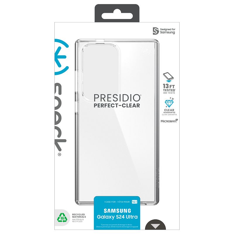 Speck Presidio Perfect-Clear - Etui Samsung Galaxy S24 Ultra (Clear/Clear)