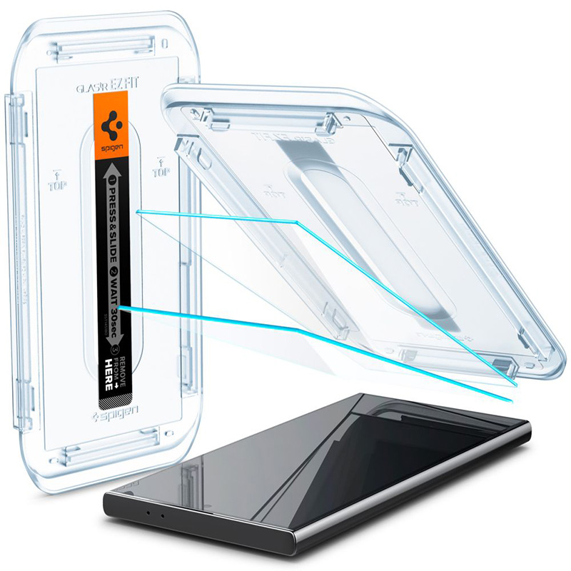 Spigen GLAS.TR EZ FIT 2-Pack - Szkło hartowane do Samsung Galaxy S24 Ultra (2 sztuki)
