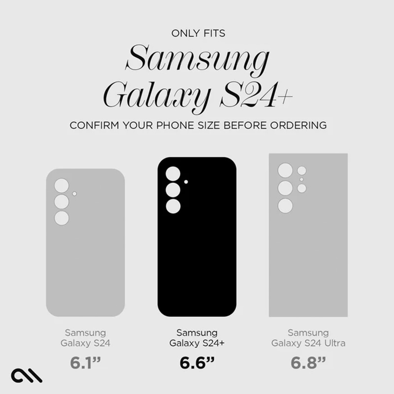Case-Mate Tough Black - Etui Samsung Galaxy S24+ (Czarny)