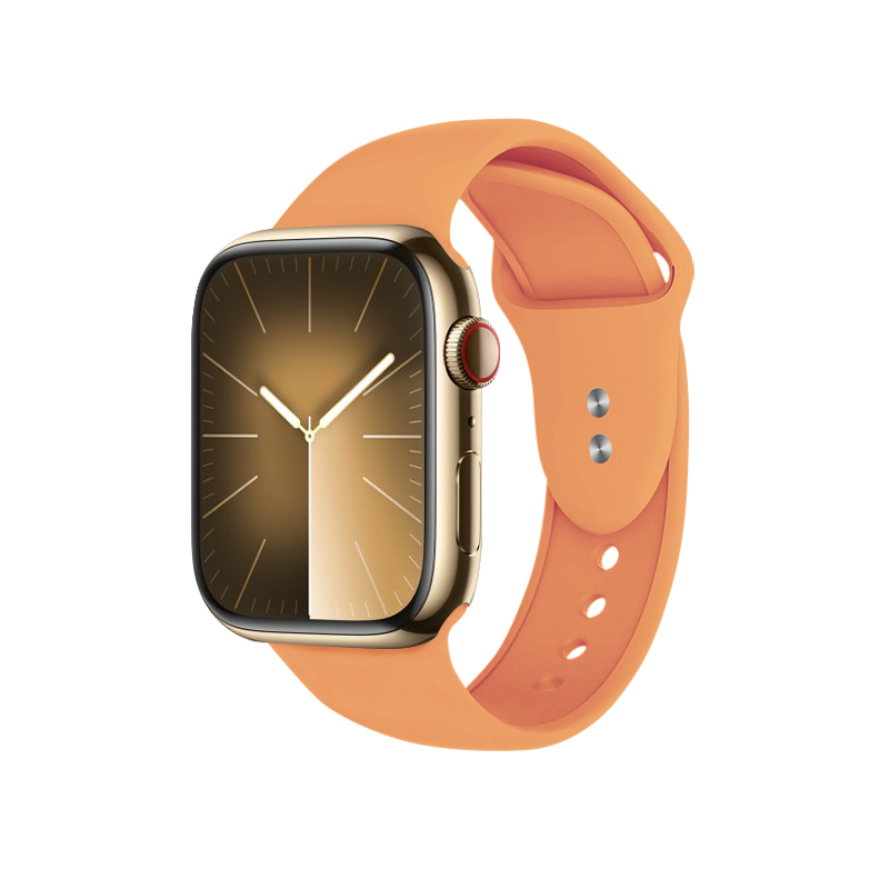Crong Liquid - Pasek do Apple Watch 42/44/45/49 mm (pomarańczowy)