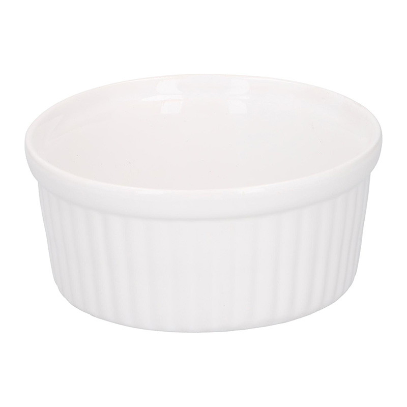 Alpina - Naczynie do pieczenia ceramiczne 14x6,5 cm 600 ml (biały)