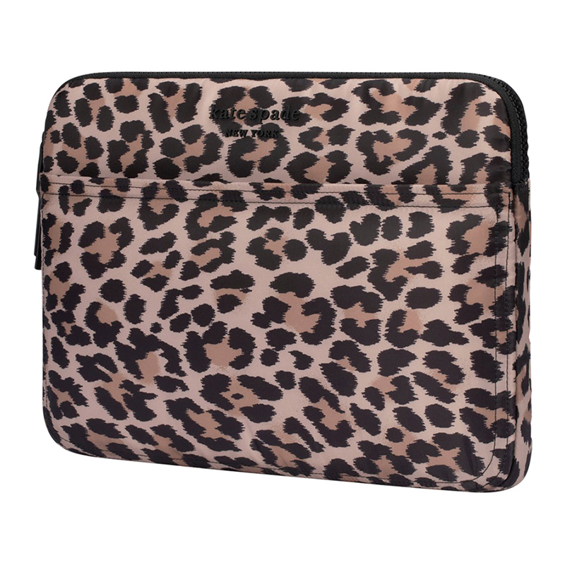 Kate Spade New York Puffer Sleeve - Pokrowiec MacBook Pro 14" / Notebook 14" (Classic Leopard)