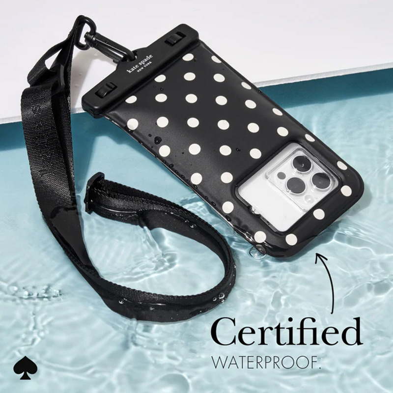 Kate Spade New York Waterproof Floating Pouch - Etui wodoodporne do smartfonów do 6.7" (Picture Dot)