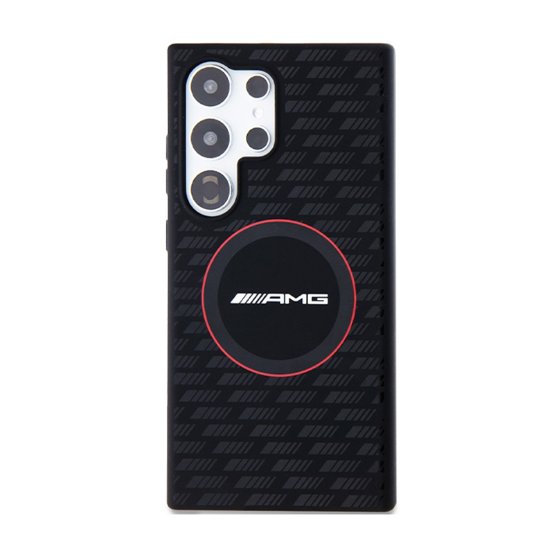 AMG Silicone Carbon Pattern MagSafe - Etui Samsung Galaxy S24 Ultra (czarny)
