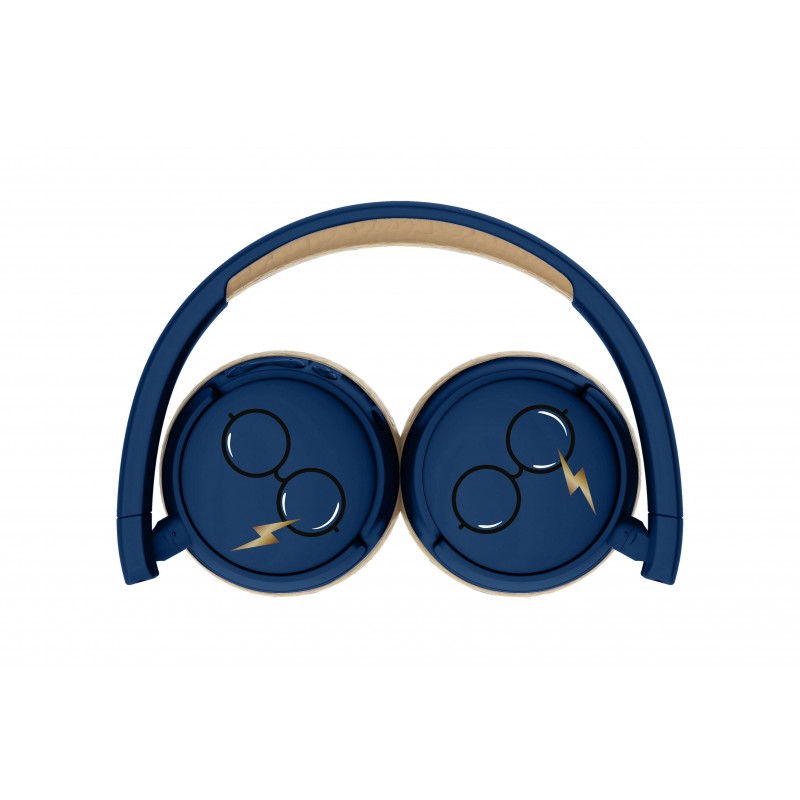 Harry Potter - Bezprzewodowe słuchawki nauszne Bluetooth V5.0 (Niebieski)
