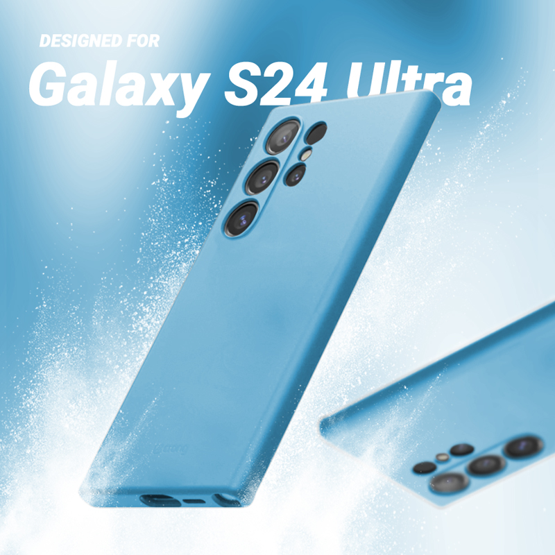 Crong Color Cover - Etui Samsung Galaxy S24 Ultra (błękitny)