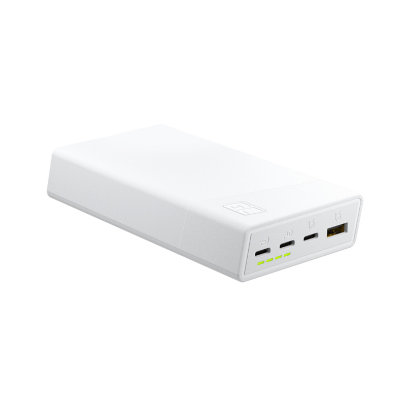 Green Cell PowerPlay20s - Power Bank 20000 mAh z szybkim ładowaniem USB-A QuickCharge 3.0 oraz 2x USB-C Power Delivery 22.5W (biały)