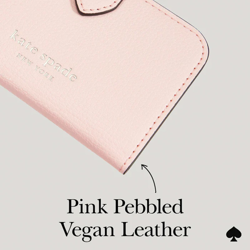 Kate Spade New York Morgan MagSafe Wallet - Portfel magnetyczny (Chalk Pink)