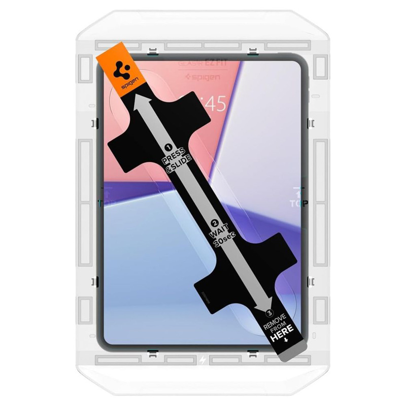Spigen GLAS.TR EZ FIT - Szkło hartowane do iPad Pro 11" (M4, 2024) (Przezroczysty)