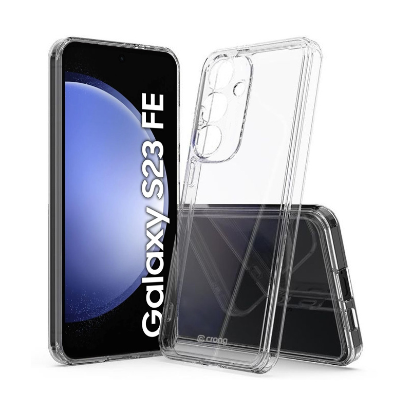 Crong Crystal Shield Cover - Etui Samsung Galaxy S23 FE (przezroczysty)