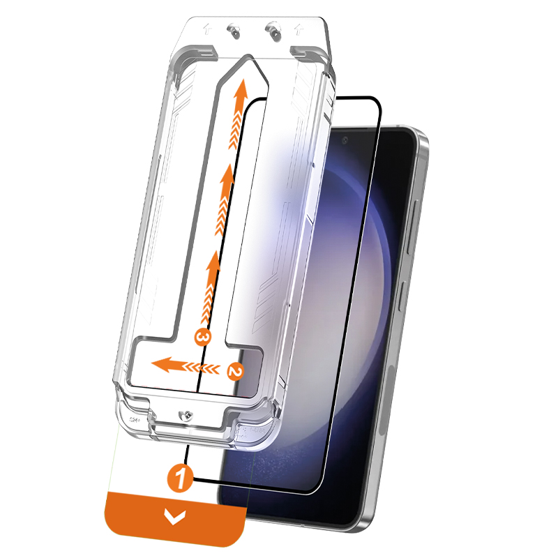 Crong EasyShield 2-Pack - Szkło hartowane Samsung Galaxy S24+ (2 sztuki)