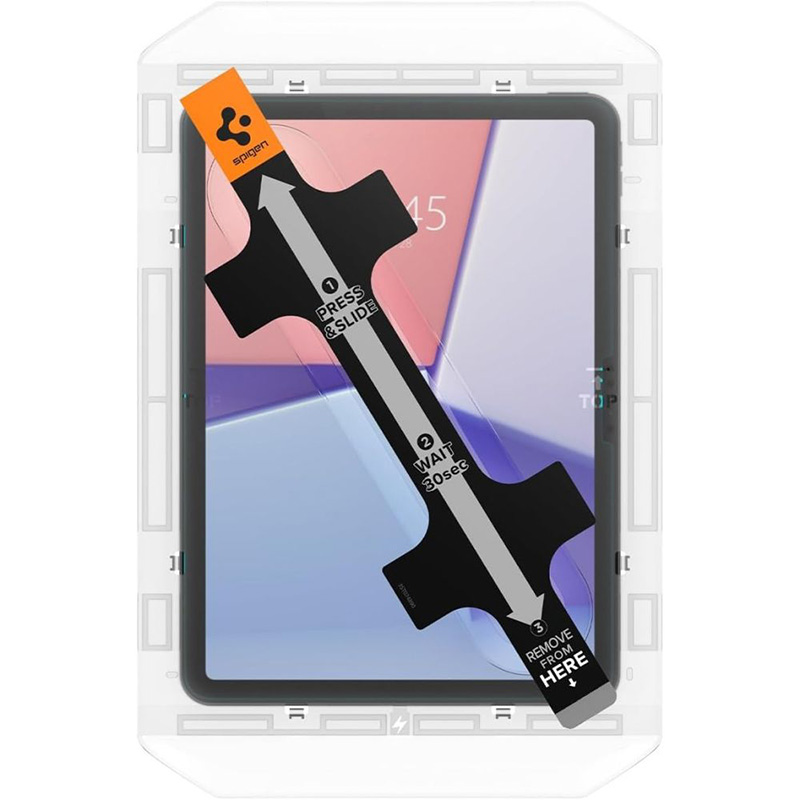 Spigen GLAS.TR EZ FIT - Szkło hartowane do iPad Air 11" (M2, 2024) (Przezroczysty)
