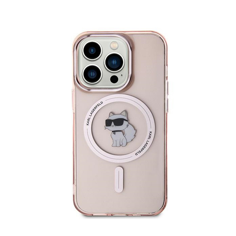Karl Lagerfeld IML Choupette MagSafe - Etui iPhone 14 Pro Max (różowy)