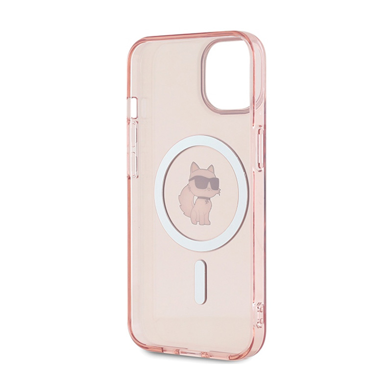 Karl Lagerfeld IML Choupette MagSafe - Etui iPhone 14 / 15 / 13 (różowy)